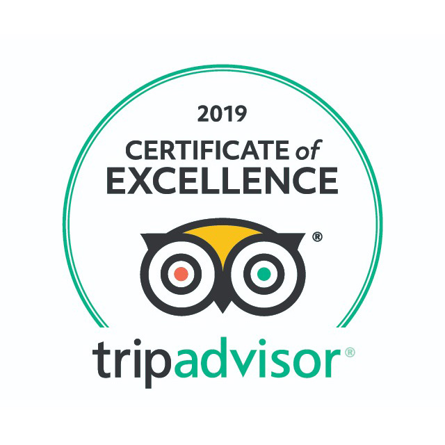 TripAdvisor Certificate of Excellence 2019