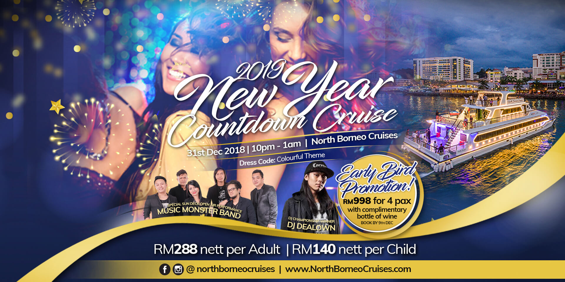 2019 New Year Countdown Cruise